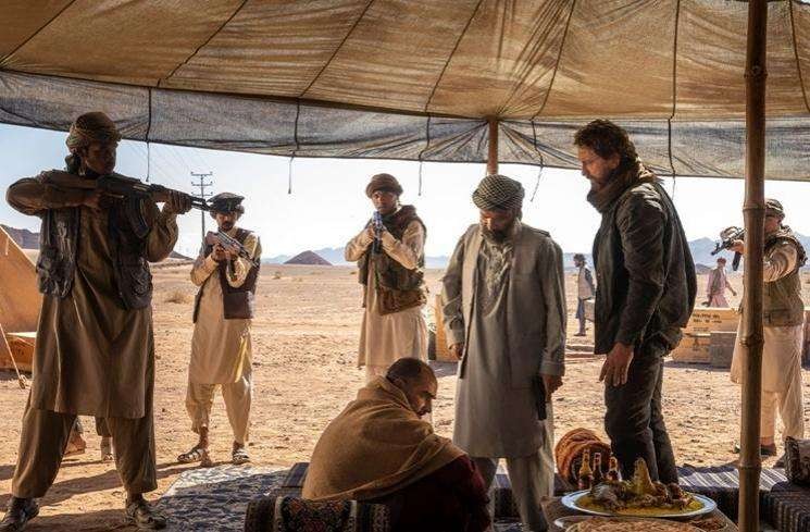 Salah satu adegan film aksi Kandahar. (Foto: IMDb)