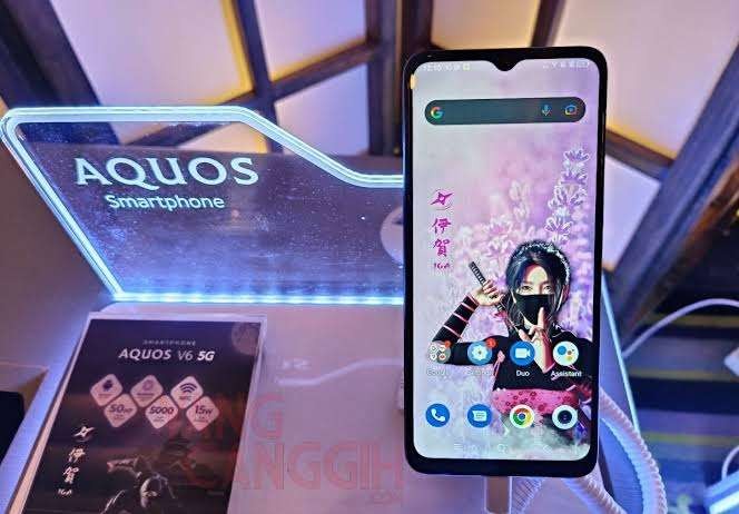 AQUOS smartphone: Sharp Aquos V6 5G. (Foto: Sharp)