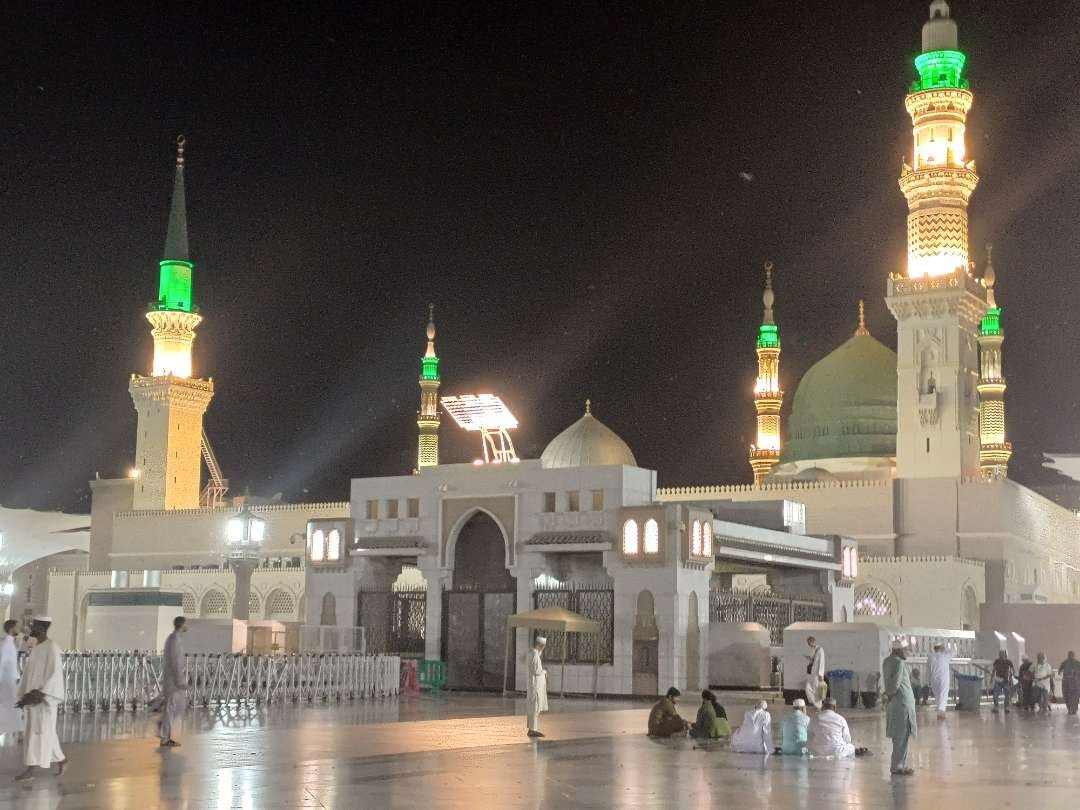 Masjid Nabawi, tempat jamaah haji untuk melakukan arbain, sholat berjamaah 40 waktu. (Foto: Istimewa)