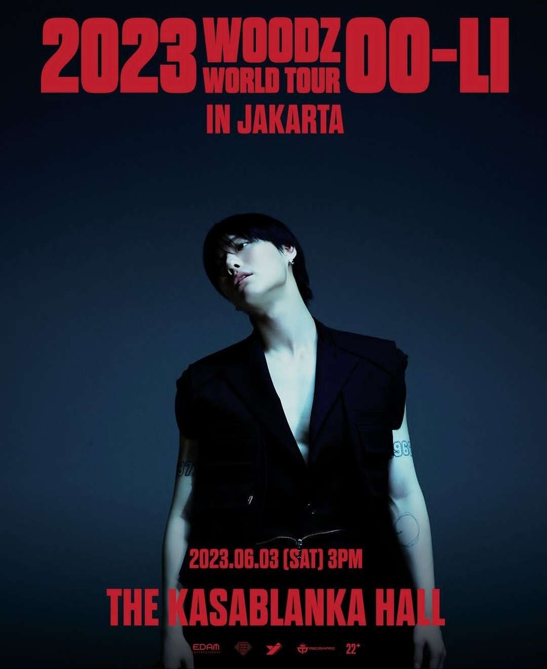 Konser perdana Cho Seungyoun alias WOODZ. (Foto: Instagram @mecimapro)