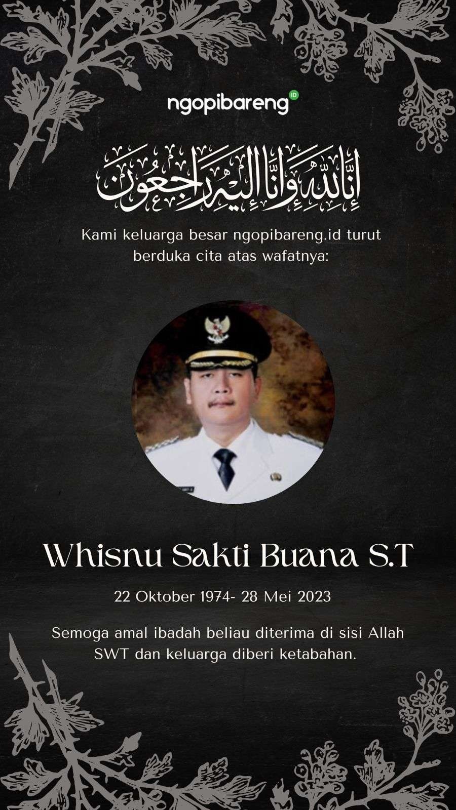 Whisnu Sakti Buana, mantan Walikota Surabaya meninggal dunia. (Foto: Istimewa)