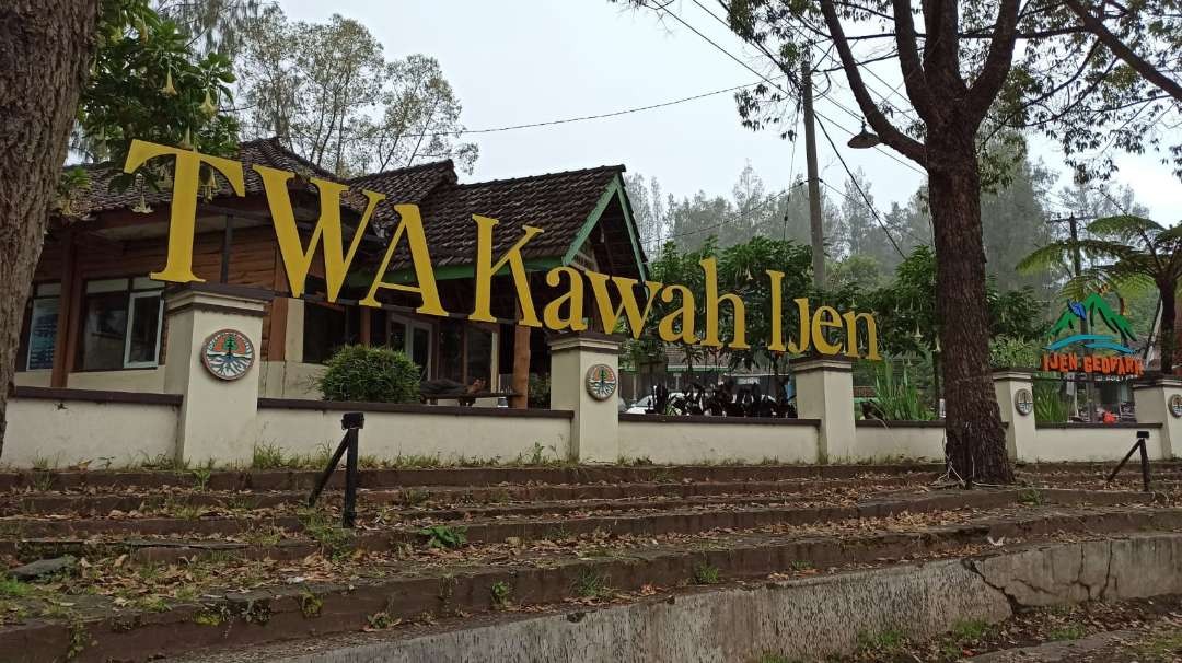 TWA Kawah Ijen menjadi salah satu situs Ijen Geopark (Foto: Muh Hujaini/Ngopibareng.id)