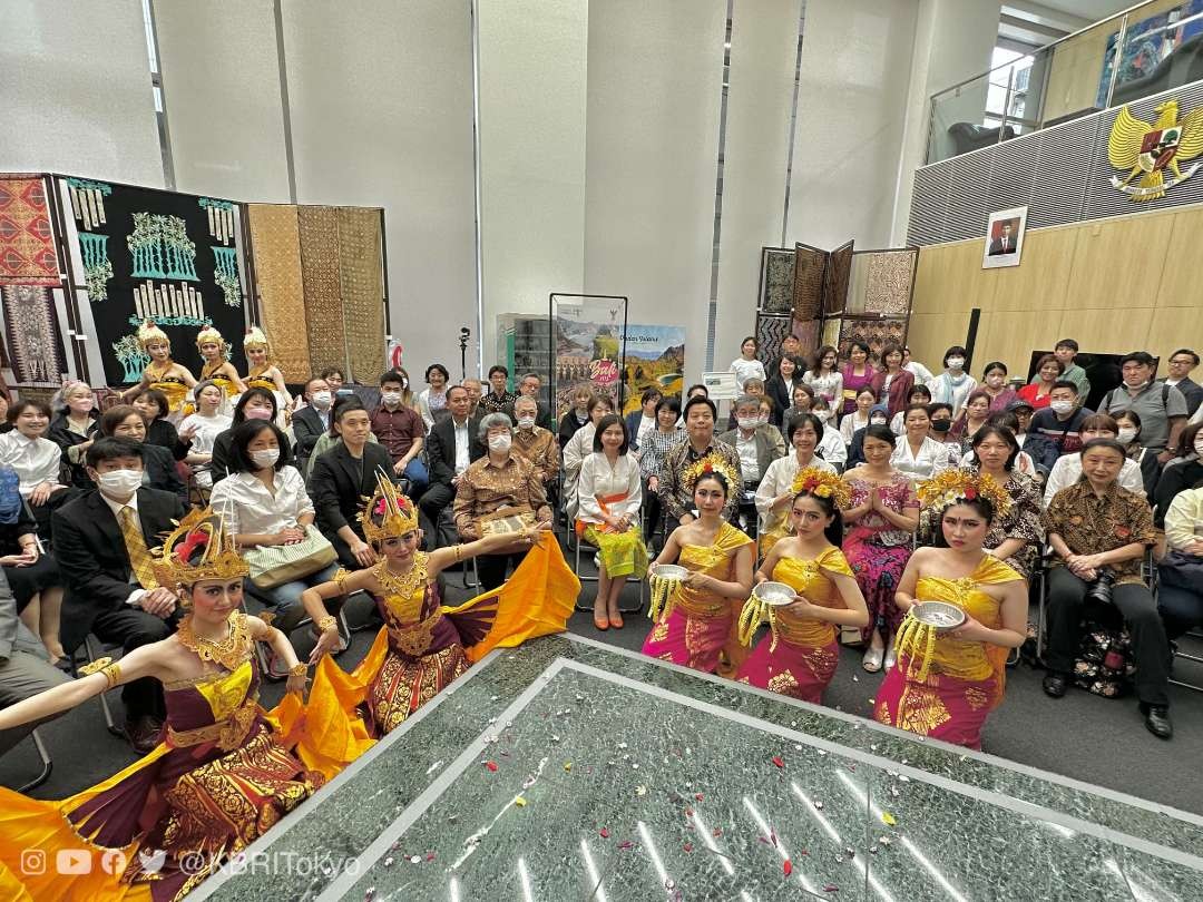 KBRI Tokyo dan Komunitas Bali Buyou memperingati Hari Tari Bali Jepang 2023. (Foto: KBRI Tokyo)
