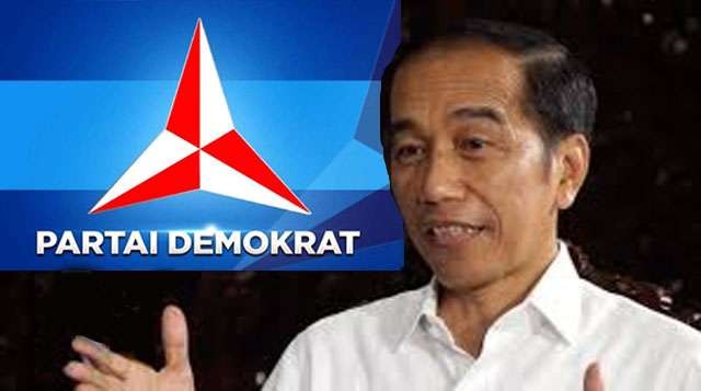 Presiden Jokowi dan Partai Demokrat. (Foto:Ngopibareng/ID/Antara)