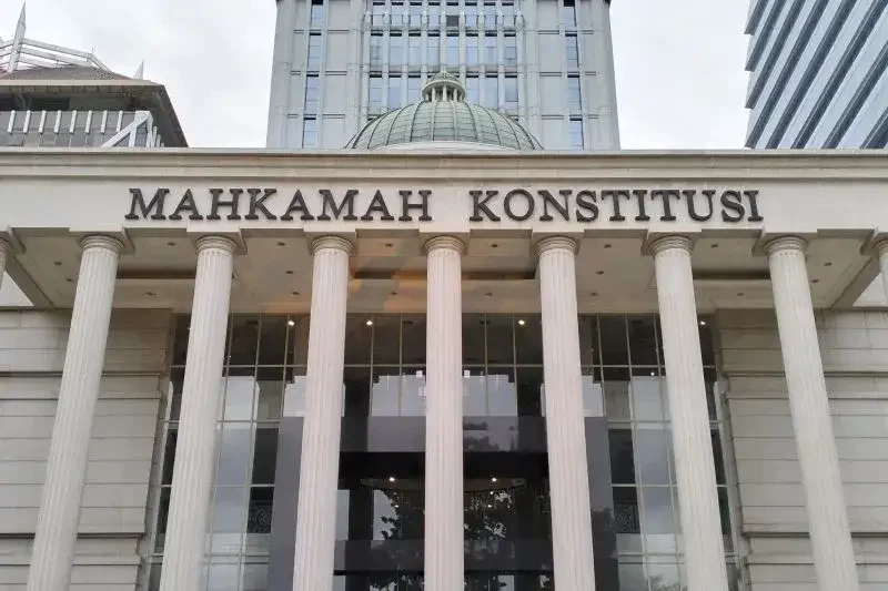 Gedung Mahkamah Konstitusi di Jalan Medan Merdeka Barat, Jakarta Pusat. (Foto: Antara).