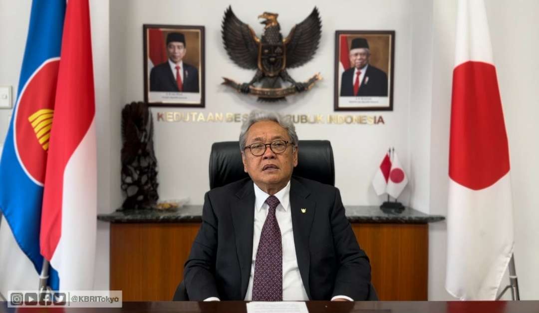 Duta Besar Republik Indonesia (Dubes RI) untuk Jepang, Heri Akhmadi minta WNI segera mendaftarkan diri sebagai pemilih Pemilu 2024. (Foto: KBRI Tokyo)