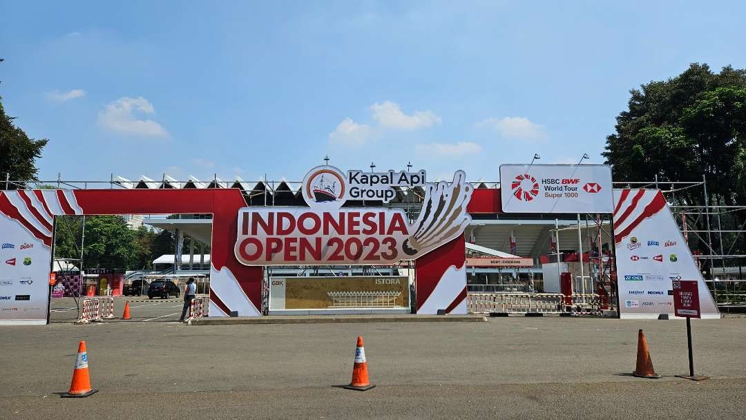 Indonesia Open 2023 di Istora Senayan Jakarta, Selasa sampai Minggu, 13-18 Juni 2023. (Foto: Twitter)