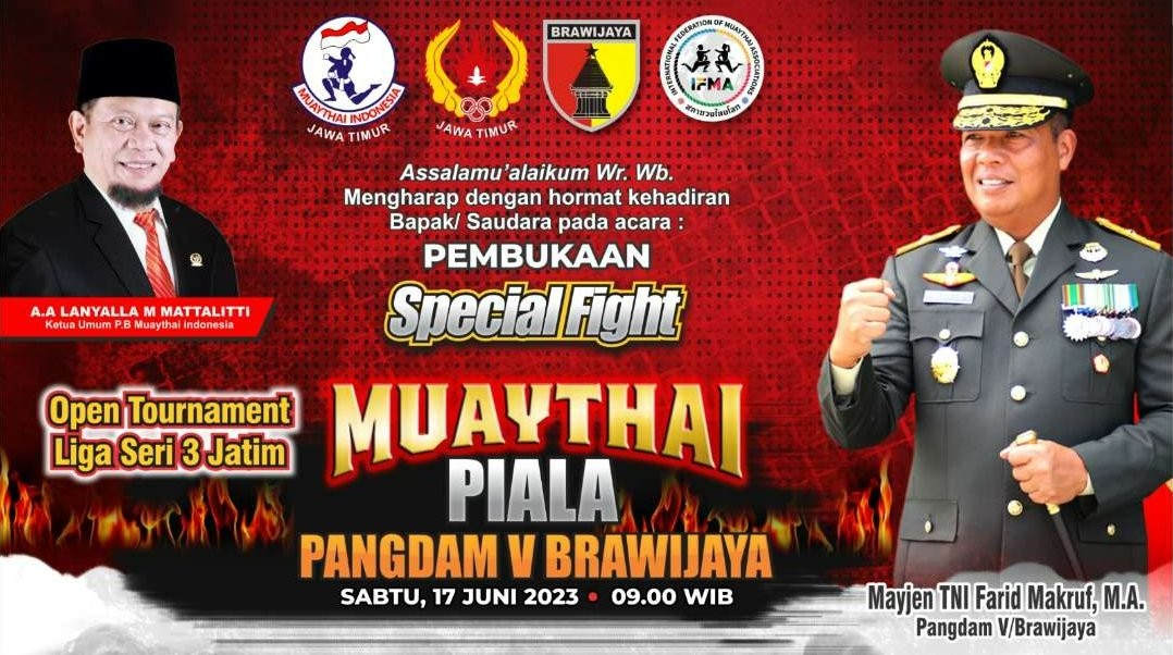 Special Fight Piala Pangdam V Brawijaya. (Foto: Panitia)