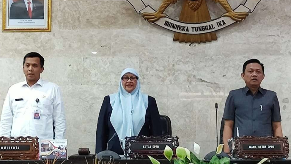 DPRD Kota Kediri setujui nota keuangan daerah pertanggungjawaban APBD tahun anggaran 2022. (Foto: Fendhy Lesmana/Ngopibareng.id)