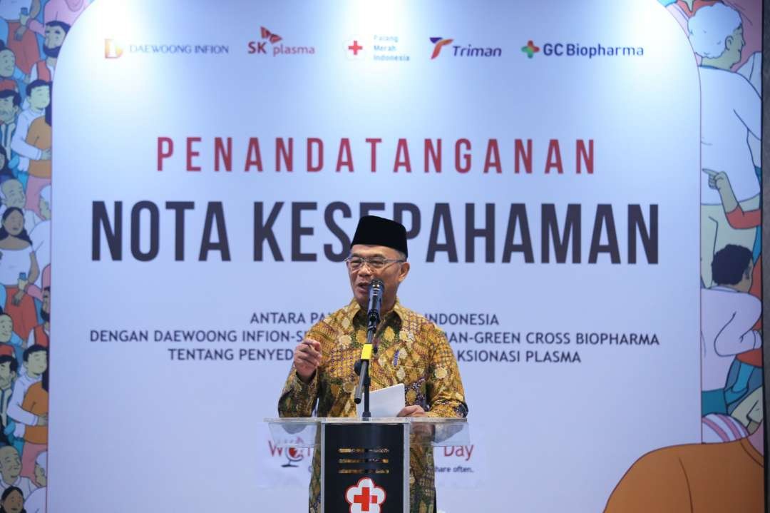 Menko PMK Muhadjir Effendy sebut Indonesia sangat berpotensi  memenuhi kebutuhan plasma darah. (Foto: Biro Pers dan Media Menko PMK)