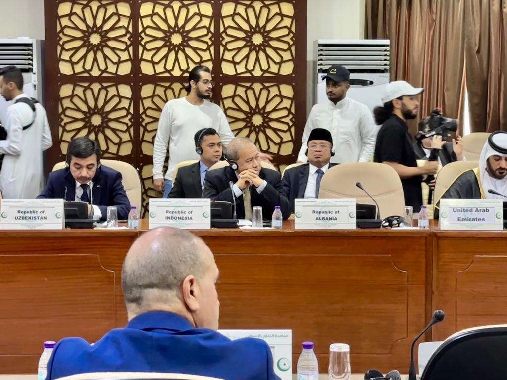 Perwakilan Pemerintah Indonesia saat diundang Kementerian Haji Arab Saudi dalam pertemuan bersama negara-negara anggota Organisasi Kerjasama Islam (OKI) di Jeddah, Selasa, 13 Juni 2023. (Foto: Istimewa)