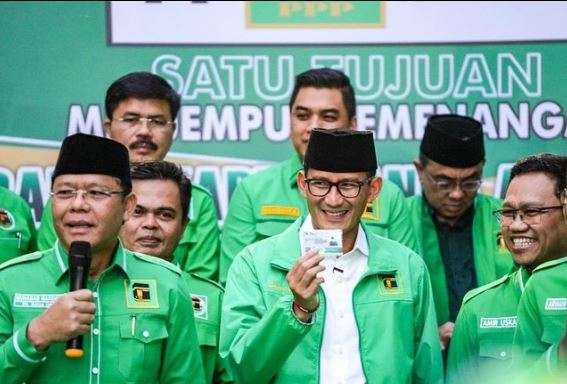 Menteri Pariwisata dan Ekonomi Kreatif (Menparekraf) Sandi Uno resmi gabung PPP, Rabu 14 Juni 2023. (Foto: Instagram)