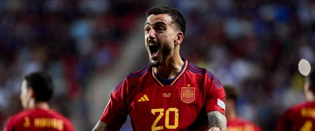 Joselu mencetak gol kemenangan Spanyol 2-1 atas Italia di semifinal UEFA Nations League 2022-2023, Jumat 16 Juni 2023 dini hari WIB