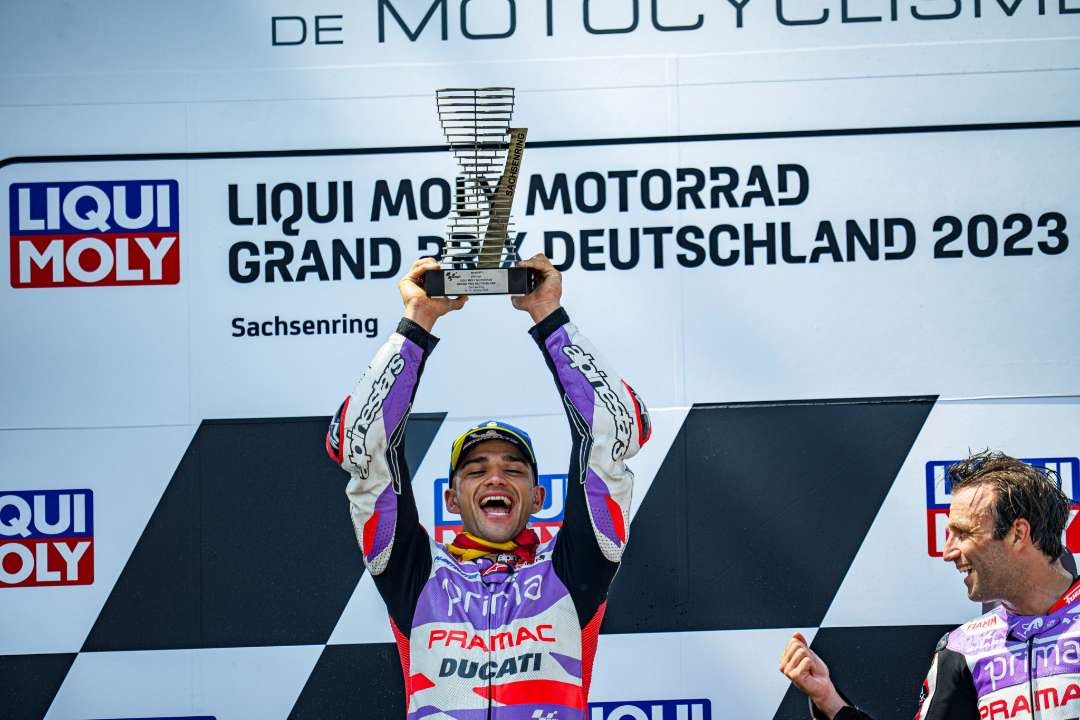 Jorge Martin juara Sprint Race dan MotoGP Jerman. (Foto: Twitter MotoGP)