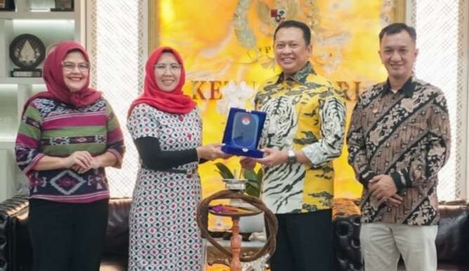 Bamsoet usai menerima Komisi Nasional Disabilitas (KND), di Jakarta, Rabu 21 Juni  2023. ( Foto: arsip KND)