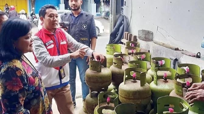 Sidak dilakukan oleh Tim Pengendali Inflasi Daerah (TPID) Kota Malang bersama Pertamina terkait ketersediaan elpiji tabung tiga kilogram (Foto: Pertamina Patra Niaga)