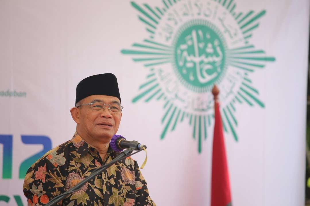 Menko PMK Muhadjir Effendy mendapat restu dari PP Muhammadiyah untuk menjadi calon di Pilpres 2024 mendatang. (Foto: Humas Kemenko PMK)