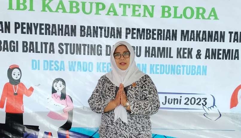 Ketua Ikatan Bidan Indonesia (IBI) Kabupaten Blora, Lili Nuzuli. (Foto: Ahmad Sampurno/Ngopibareng.id)