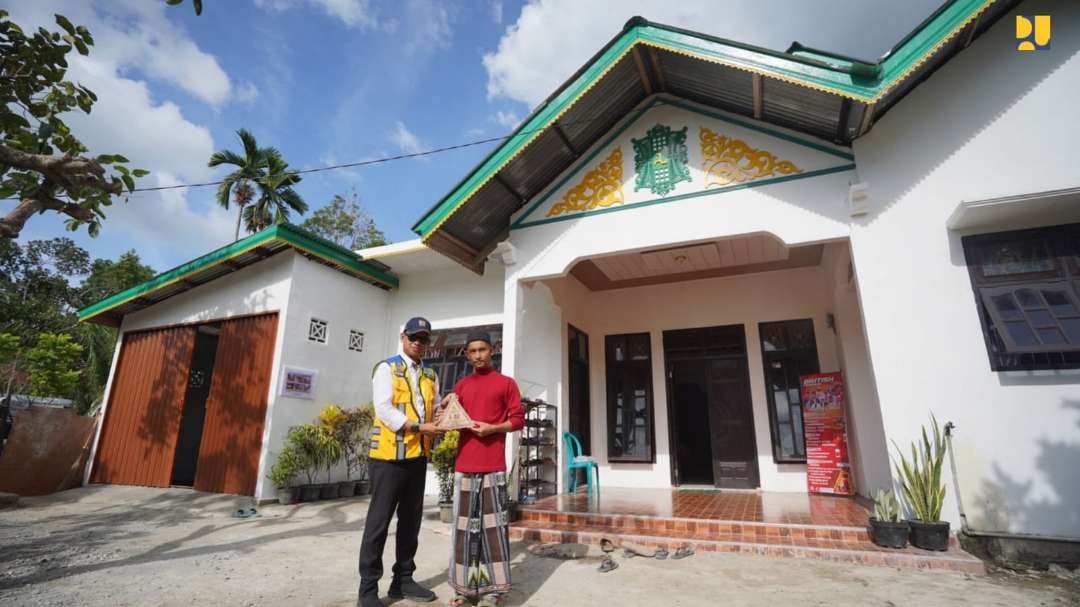 PUPR sedang menyelesaikan pembangunan dan perbaikan 31 unit rumah bantuan dalam rangka penyelesaian non-yudisial pelanggaran HAM di Provinsi Aceh. (Foto: Kementerian PUPR)