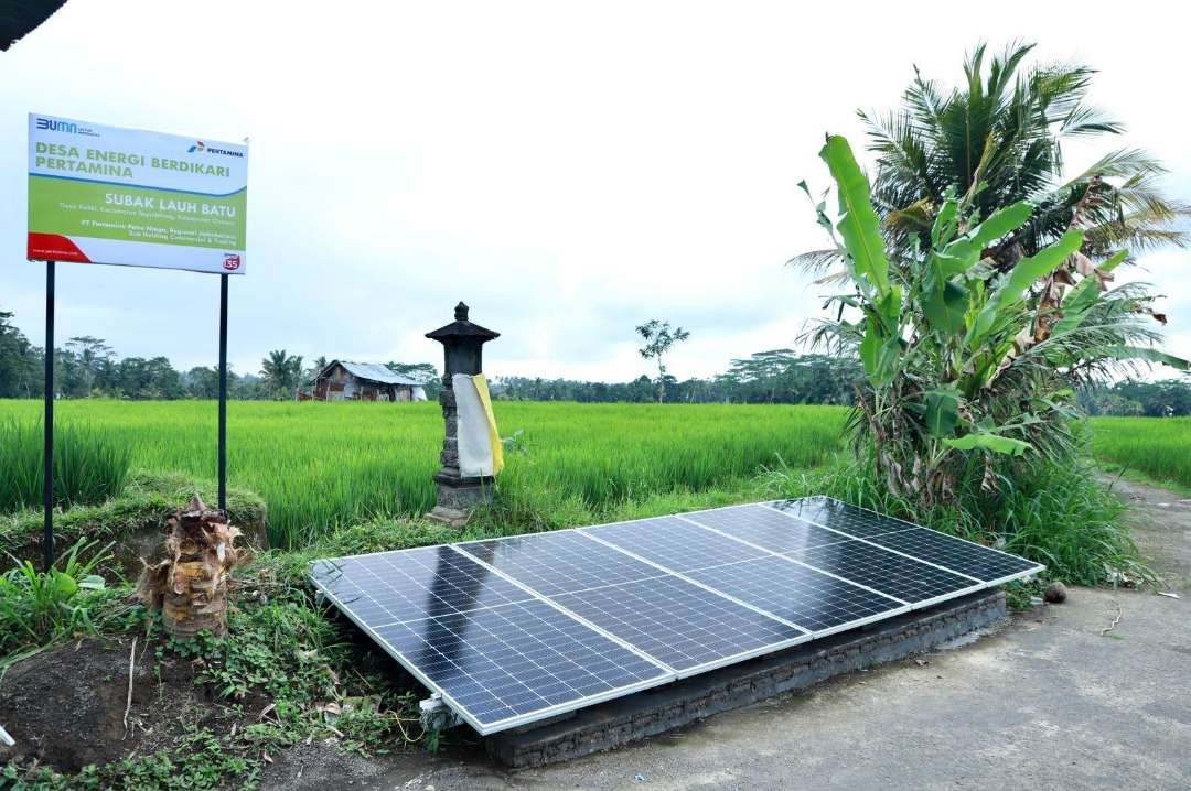 Salah satu Desa Mandiri Energi di 47 Desa di Indonesia yang dibangun Pertamina. (Foto: dok.Pertamina)