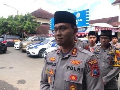 Kapolres Malang, AKBP Putu Kholis saat berada di Mapolres Malang (Foto: Lalu Theo/Ngopibareng.id)