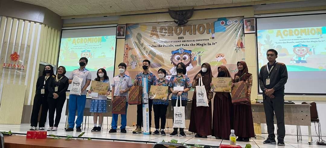 Academic Rally of Medical Competition (ACROMION) 2023 yang diadakan FK Ubaya untuk anak SMA se-Jawa Timur. (Foto: Pita Sari/Ngopibareng.id)