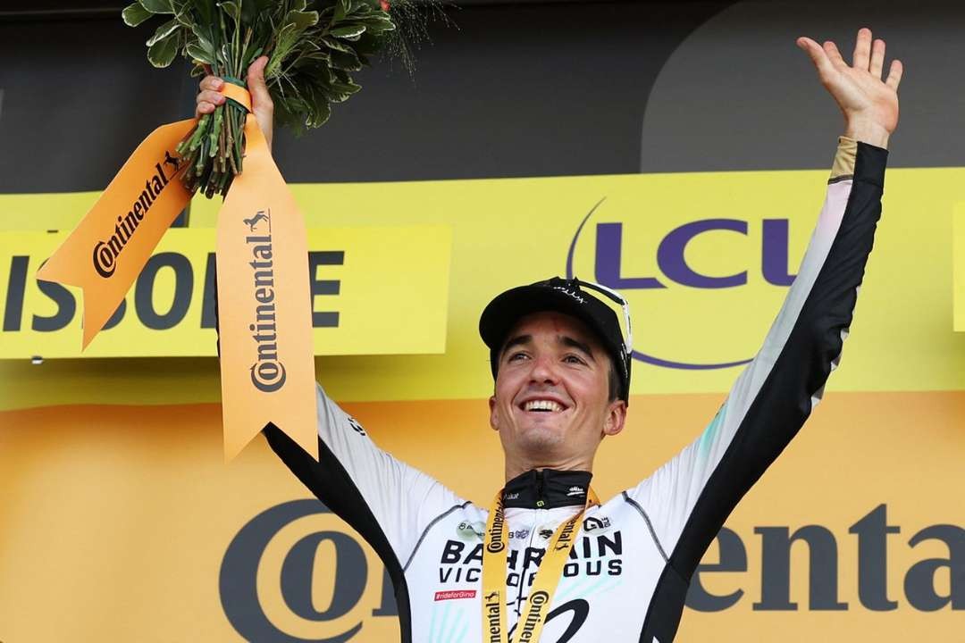 Pello Bilbao (Bahrain Victorious) memenangkan Tour de France etape 10 setelah penantian panjang selama 13 tahun
