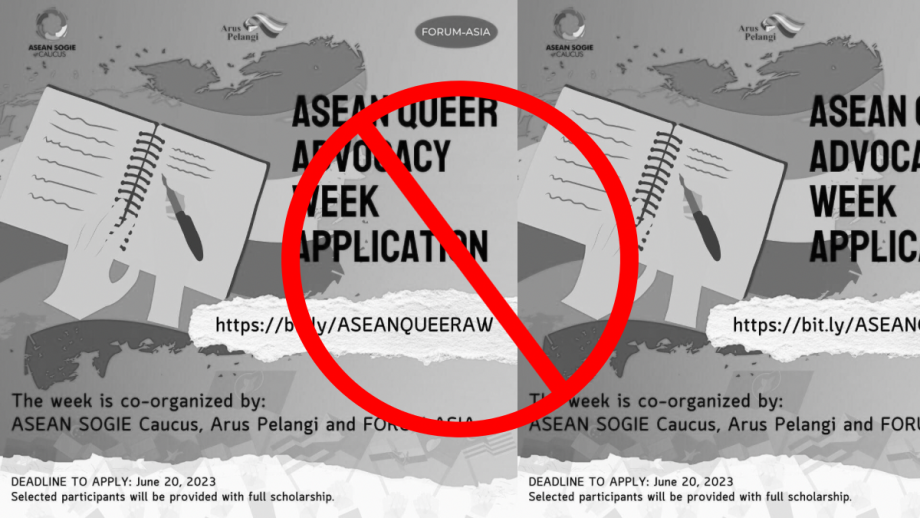 Petisi menolak pertemuan komunitas LGBT se-ASEAN di Jakarta. (Foto: Twitter)