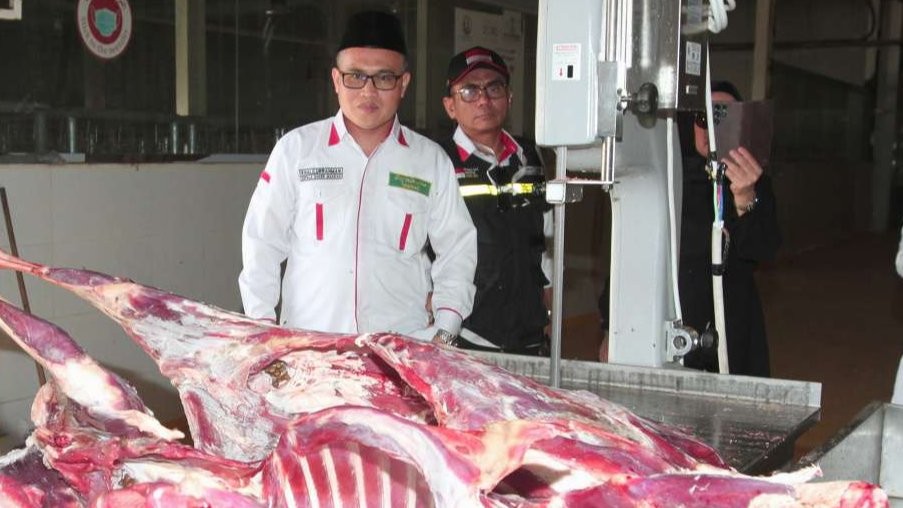 Daging dam jemaah haji Indonesia bermanfaat untuk fakir miskin. (Foto: media Center Haji)