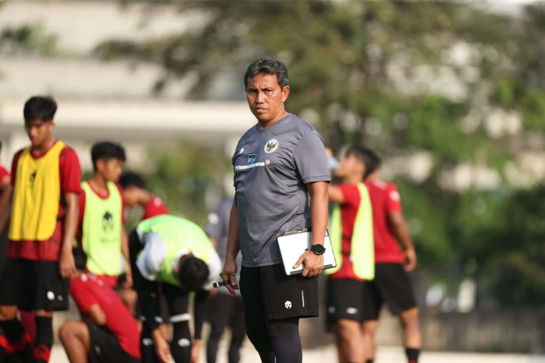 Pelatih kepala Timnas Indonesia U-17 Bima Sakti. (Foto: PSSI)