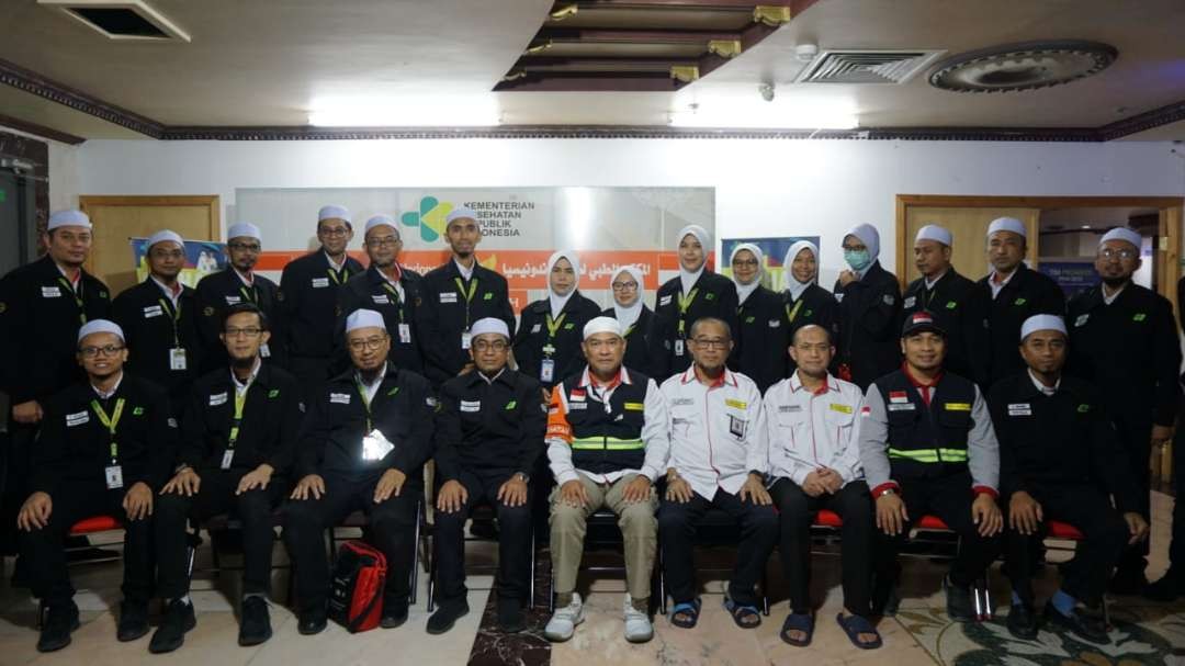 Berbagi pengalaman merawat jemaah haji Tim Kesehatan Indonesia dan Malaysia di Arab Saudi. (Foto: Witanto/Ngopibareng.id)