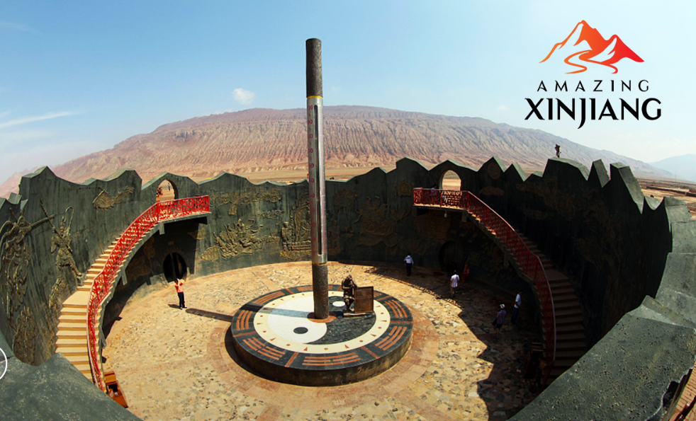 Termometer raksas di Turpan, Xinjiang, China. (Foto: CGTN)