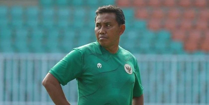 Pelatih Timnas Indonesia U-17 Bima Sakti mencoret tujuh pemain seleksi. (Foto: PSSI)
