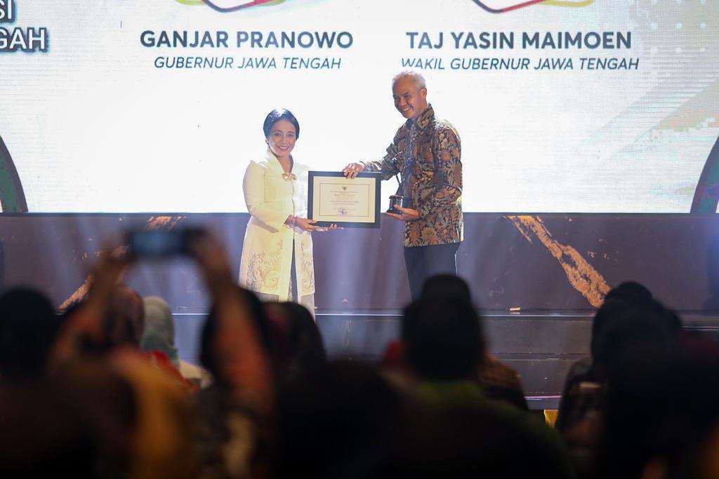 Jawa Tengah dibawah kepemimpinan Gubernur Ganjar Pranowo meraih Pelopor Provinsi Layak Anak (Provila). (Foto: Humas Pemprov Jateng)