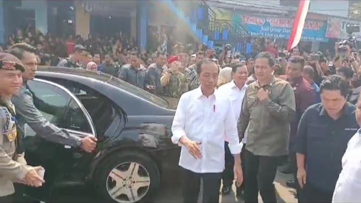 Presiden Republik Indonesia, Joko Widodo saat melakukan kunjungan kerja di Malang (Foto: Lalu Theo/Ngopibareng.id)