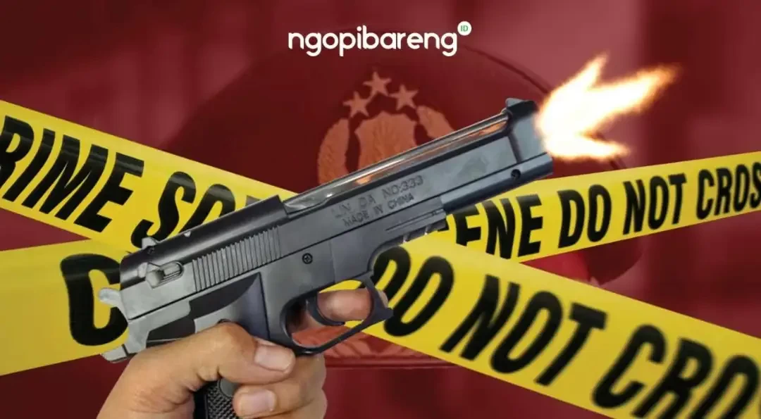 Ilustrasi polisi tembak polisi di Bogor. (dok. ngopibareng.id)