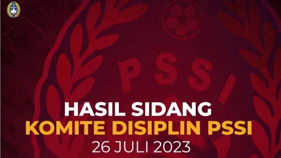 Sanksi Komdis PSSI untuk dua pemain asing PSIS Semarang. (Grafis: Instagram PSSI)