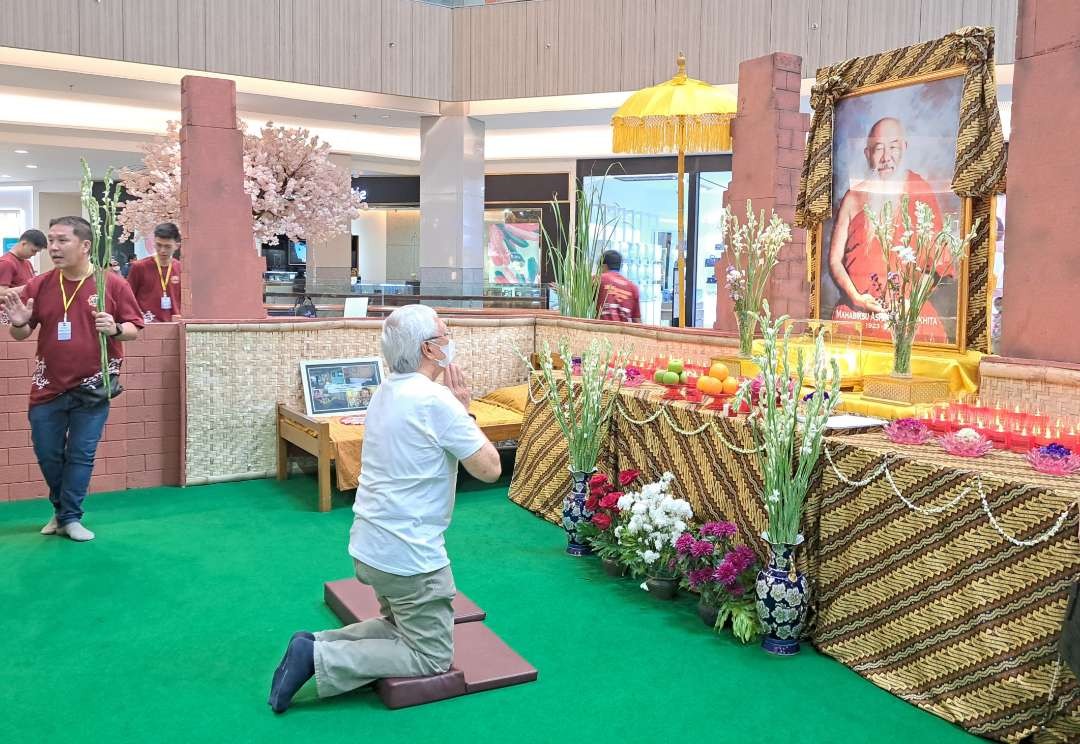 Buddhayana Cultural Expo yang digelar oleh Majelis Buddhayana Indonesia (MBI) Surabaya di Pakuwon Mall Surabaya, beberapa waktu lalu. (Foto: Pita Sari/Ngopibareng.id)