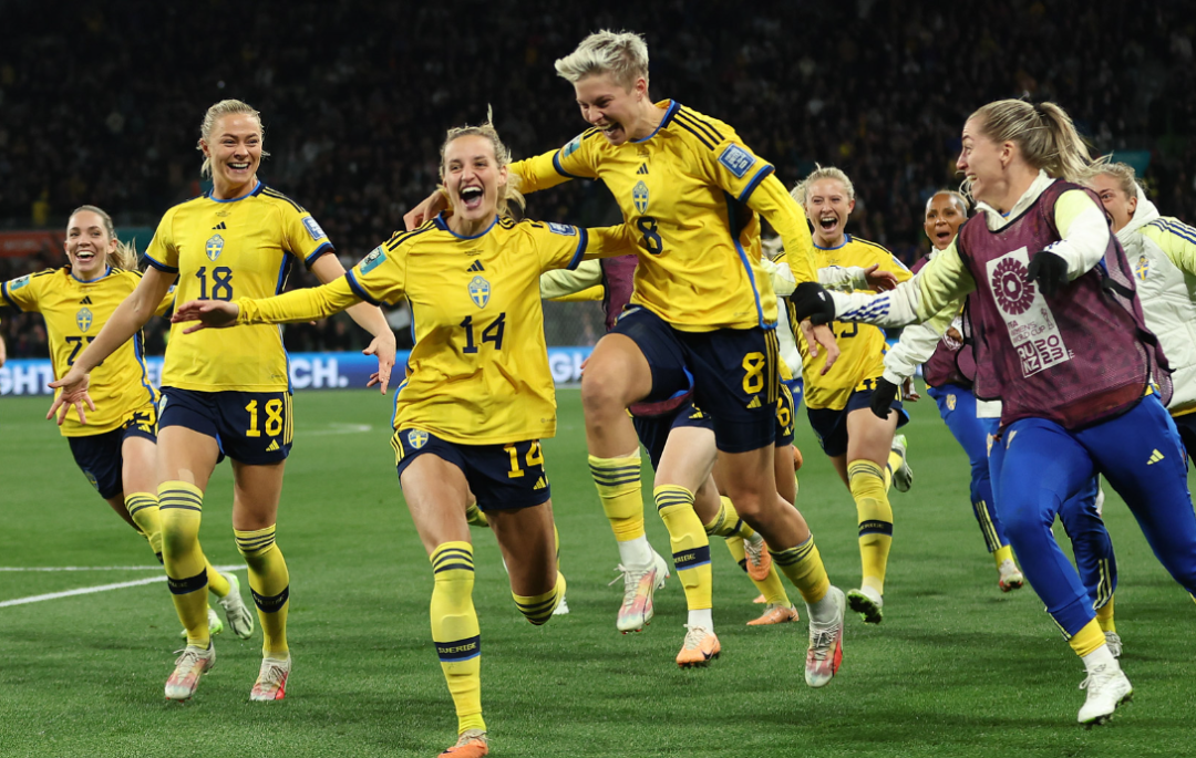 Juara bertahan Piala Dunia Wanita 2019 Amerika Serikat harus pulang setelah kalah lewat tendangan penalti melawan Swedia, Minggu 6 Agustus 2023. (Foto: FIFA)