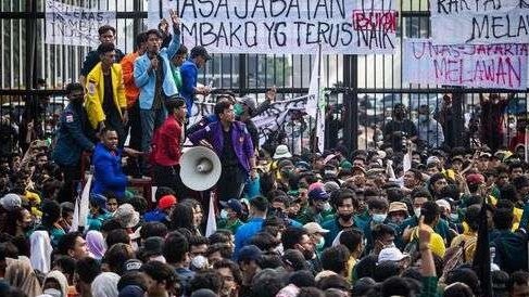 Aksi demonstrasi, suara nurani rakyat. (Foto: dok/ngopibareng.id)