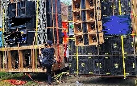 Adu sound system marak menjelang HUT ke-78 Kemerdekaan RI. (Foto: Istimewa)