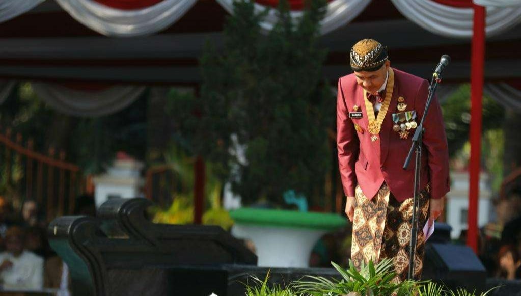 Gubernur Jawa Tengah Ganjar Pranowo pamit karena masa jabatannya sebagai orang nomor satu di Jateng akan segera berakhir. (Foto: Humas Pemprov Jateng)