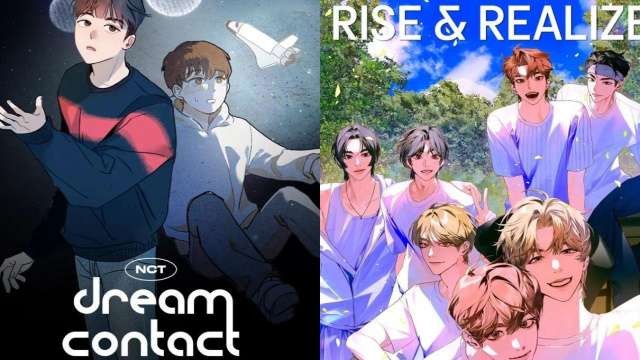 Poster webtoon NCT dan novel RIIZE. (Foto: SM Entertainment/Kolase)