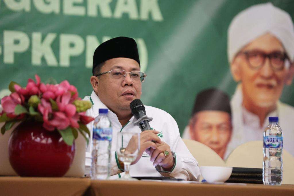 Wakil Sekjen PBNU Sulaiman Tanjung memastikan PBNU akan tetap menjaga jarak yang sama dengan seluruh kekuatan partai politik. (Foto: Dok PBNU)