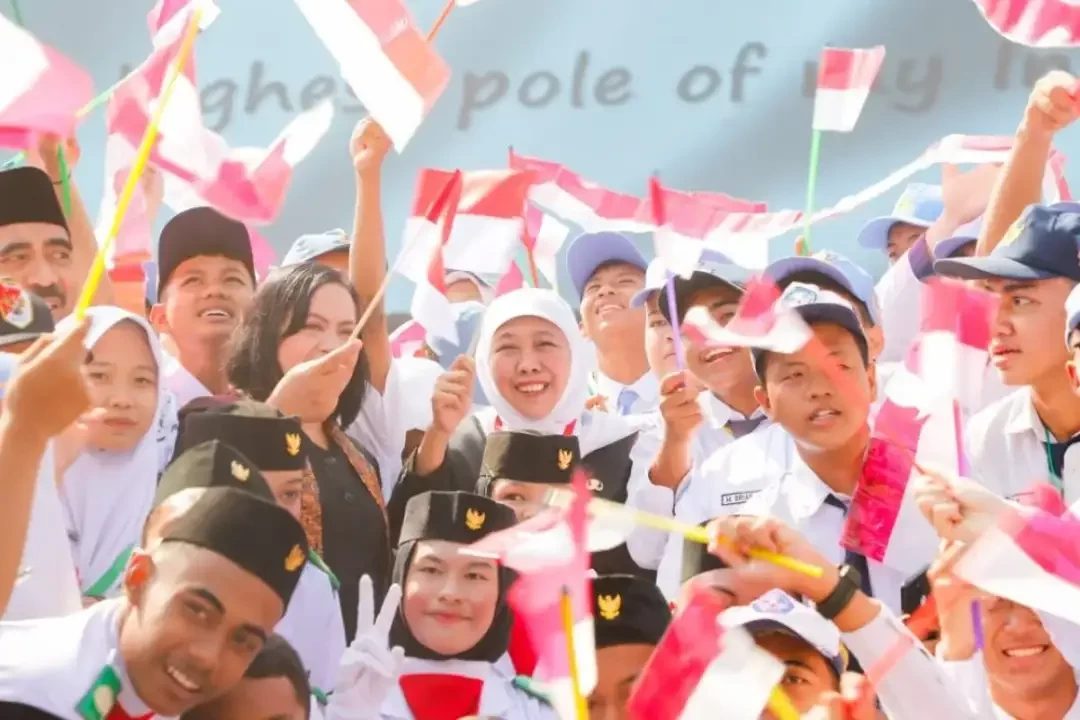 Gubernur Jawa Timur Khofifah Indar Parawansa optimistis provinsi ini mampu menjadi juara umum di ajang Olimpiade Sains Nasional (OSN) 2023. (Foto: Dok Humas Prov Jatim)