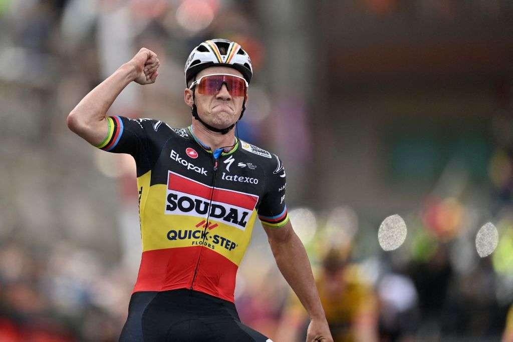 Remco Evenepoel (Soudal-Quickstep) berhasil menjadi juara di etape 3 Vuelta a Espana 2023. (Foto: Istimewa)