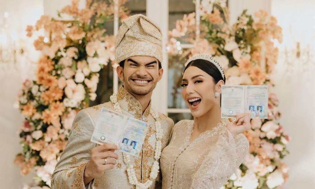 Pasangan Tyas Mirasih dan Tengku Tezi menikah hanya berselang sebulan dari pernikahan mantan istri Tengku Tezi. (Foto: Instagram)