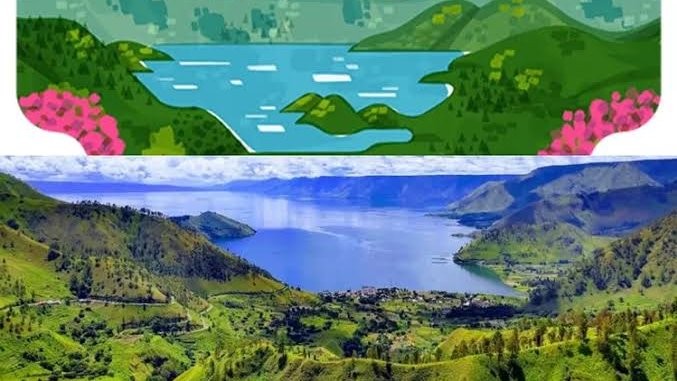 Danau Toba ditetapkan sebagai Global Geopark UNESCO sejak 2020. (Foto: Google)