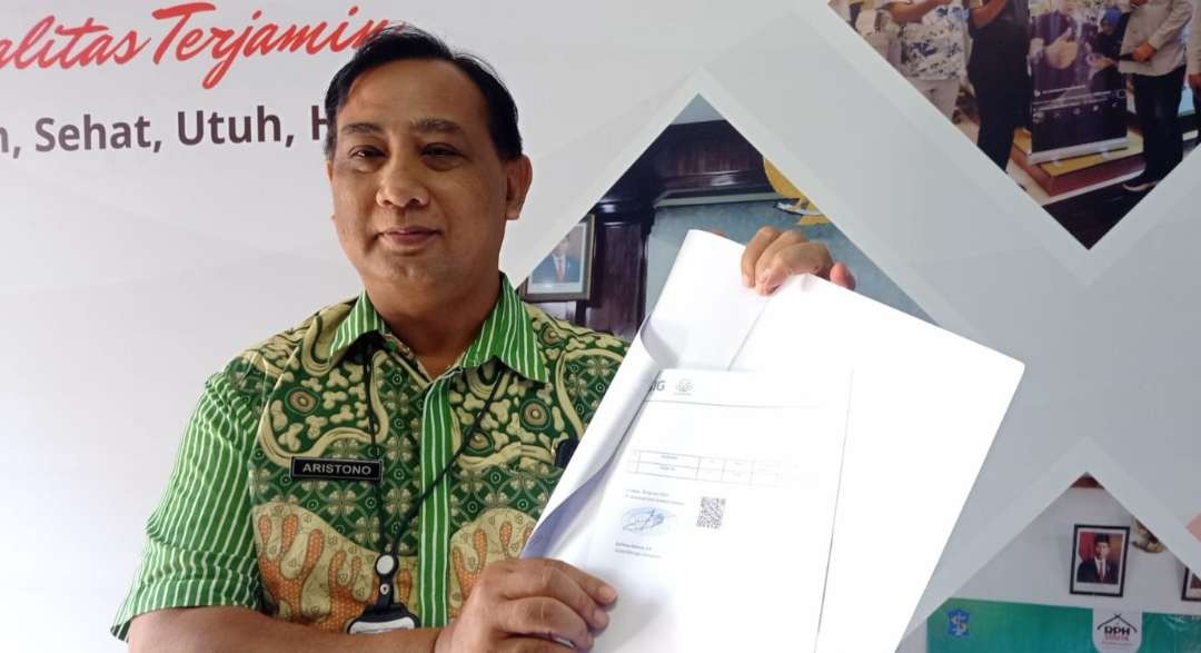 Kepala Bidang Peternakan Dinas Ketahanan Pangan dan Pertanian (DKPP) Kota Surabaya, drh Sunarno Aristono. (Foto: Istimewa)