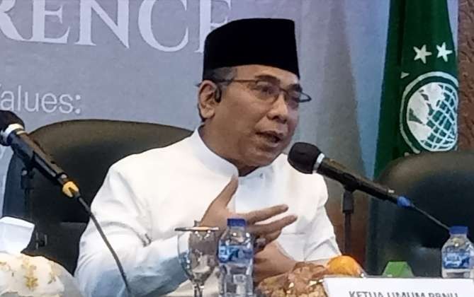 Ketua Umum PBNU KH Yahya Cholil Staquf (foto: Asmanu Sudharso/ngopibareng.id))